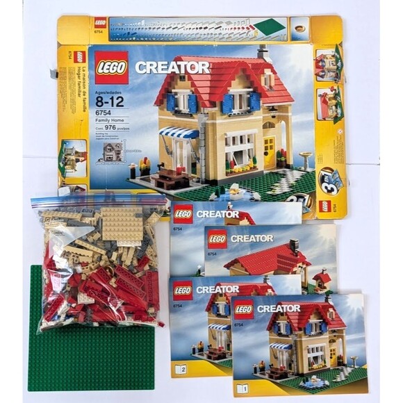 LEGO Creator 6754 Family Home 3 in 1 Complete With Box And Manuals - Picture 1 of 7